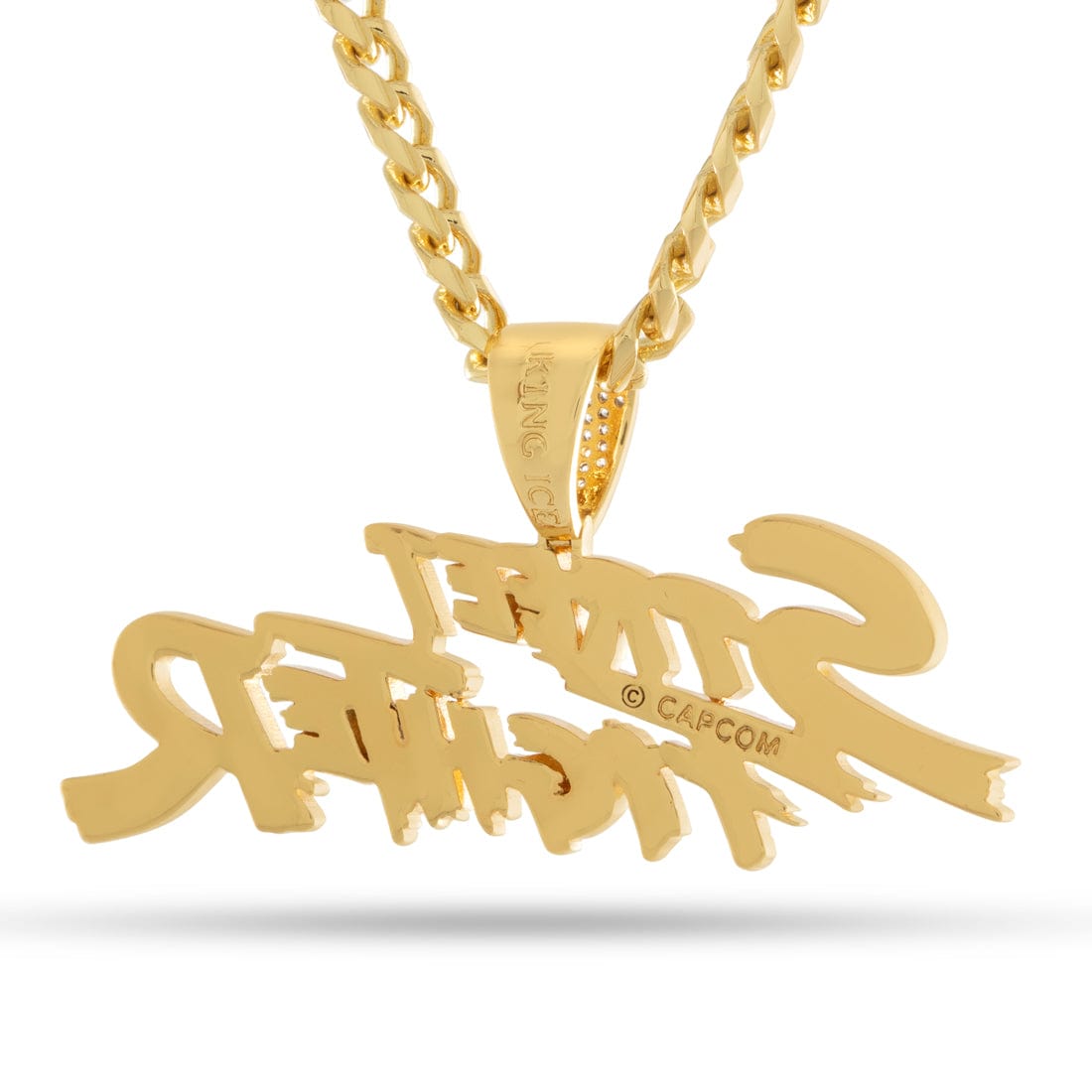 Street Fighter x King Ice - Street Fighter Necklace  in  1.2" by King Ice