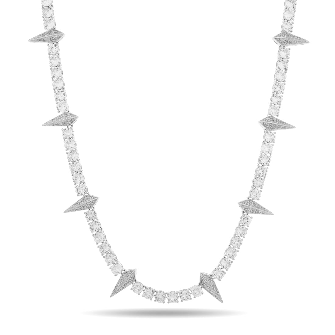 Wakanda Tennis Chain in Gold Plated / White Gold / 18" by King Ice