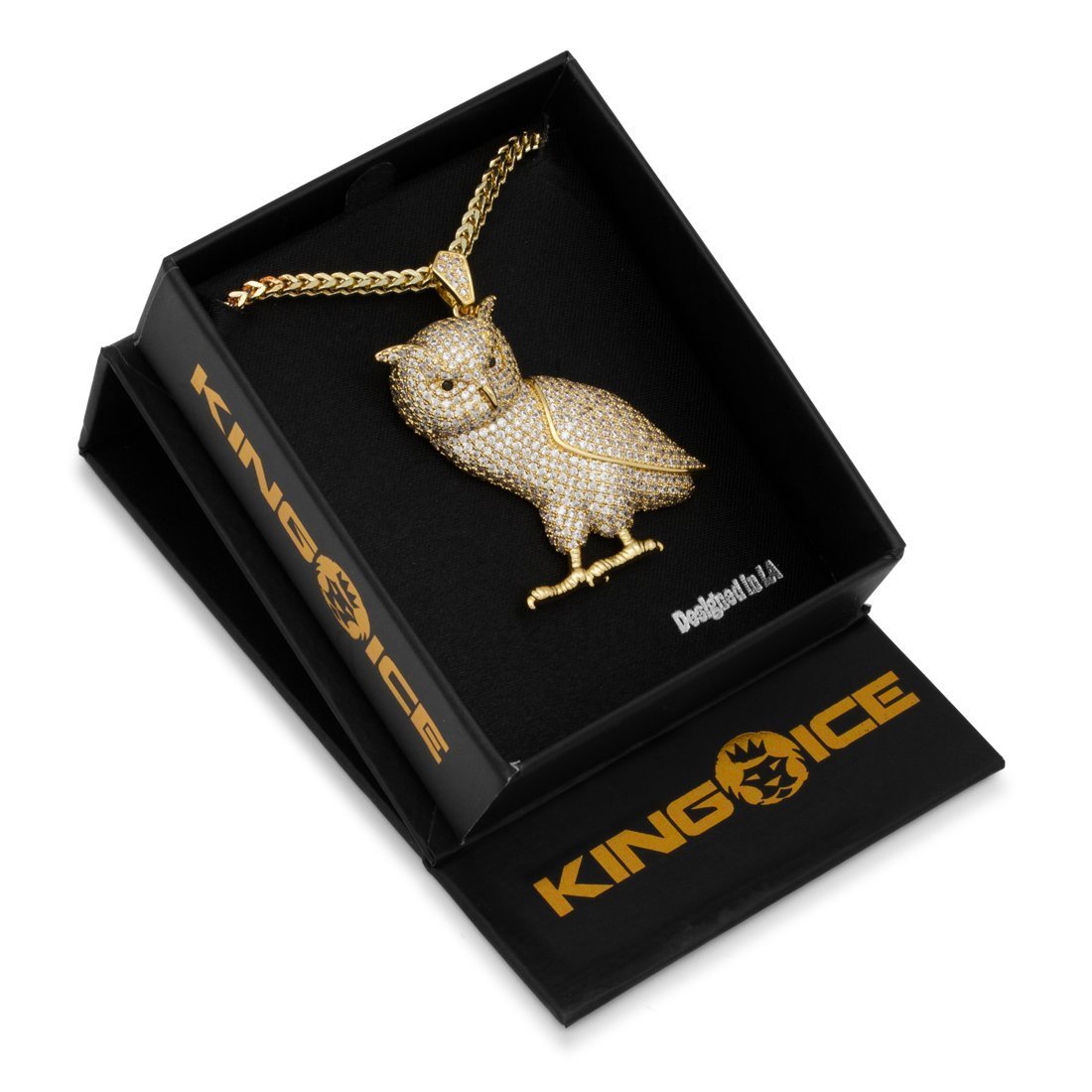 Wise Owl Necklace in by King Ice