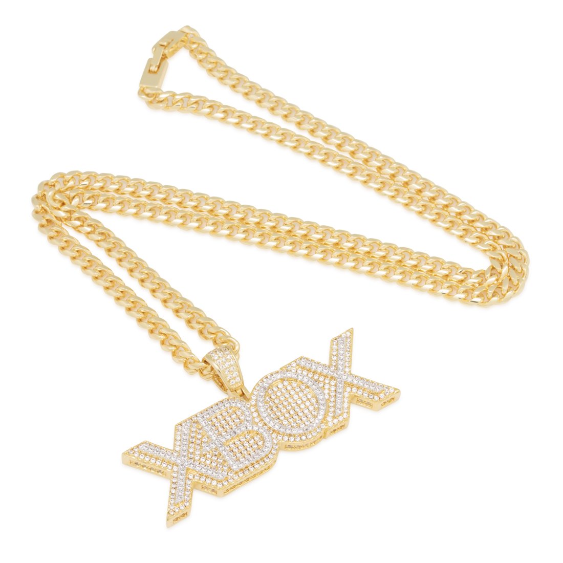Xbox x King Ice - Xbox Necklace in 14K Gold / 1.2" by King Ice