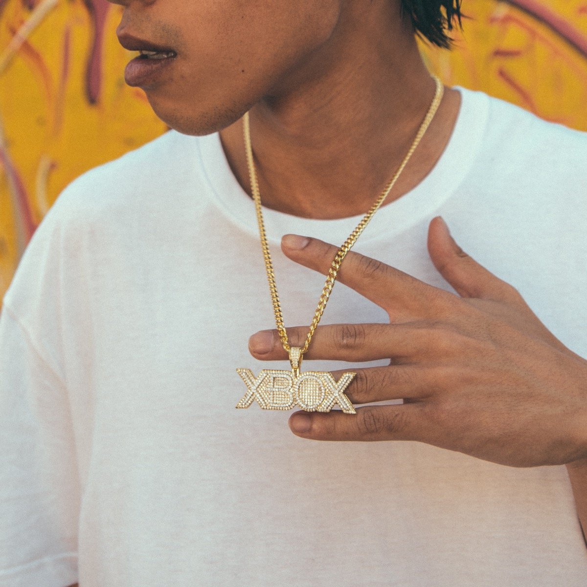 Xbox x King Ice - Xbox Necklace in 14K Gold / 1.2" by King Ice
