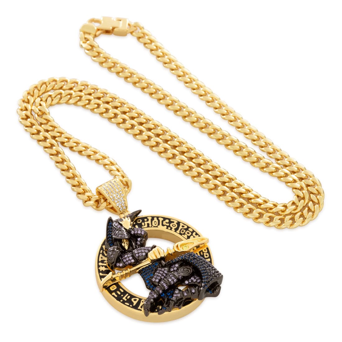 Yu-Gi-Oh! x King Ice - Dark Magician Necklace in by King Ice