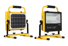 Solar Rechargeable LED Flood Light